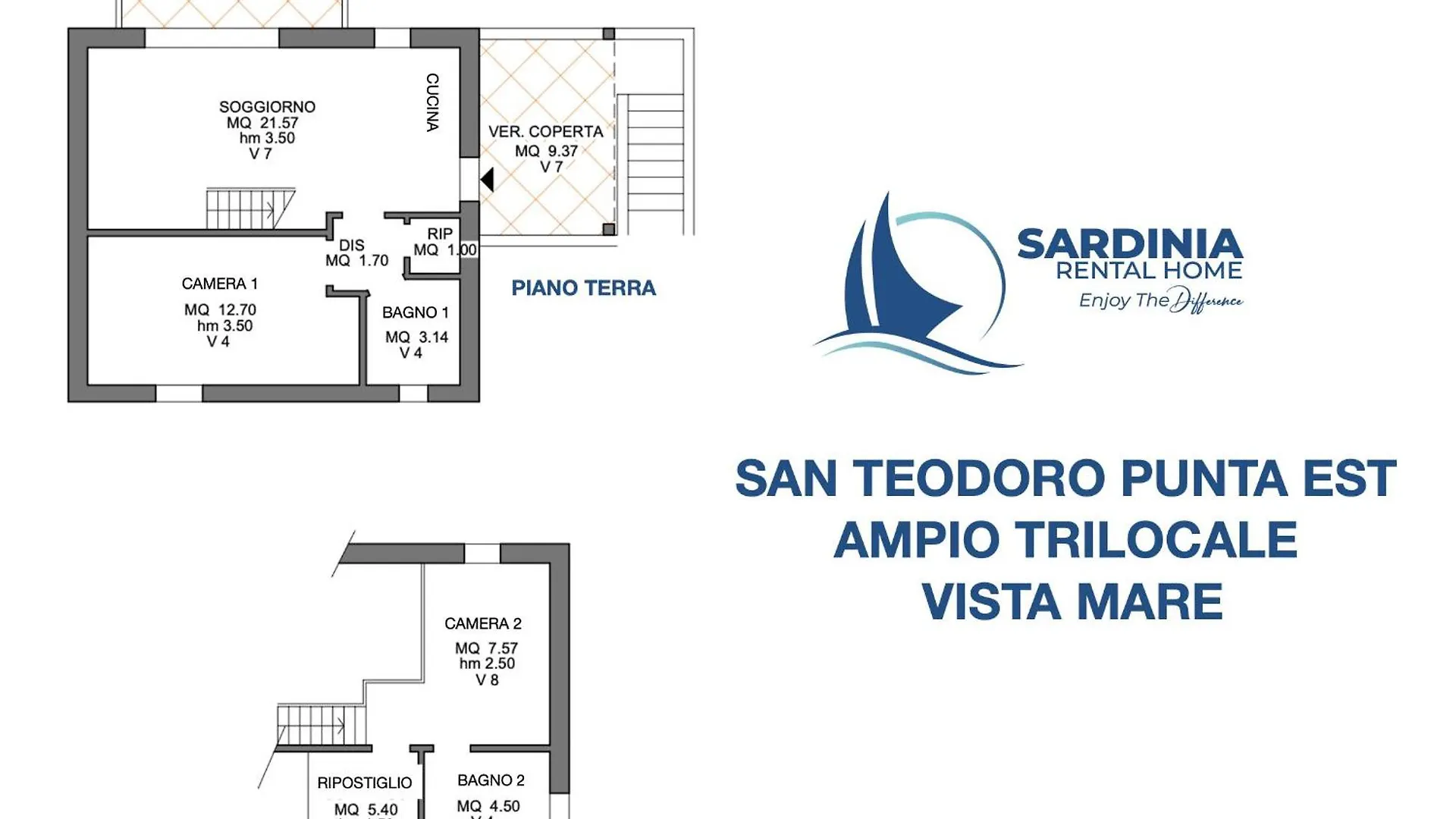 Appartement San Teodoro Punta Est Ampio Trilocale Vista Mare à Cap Coda Cavallo